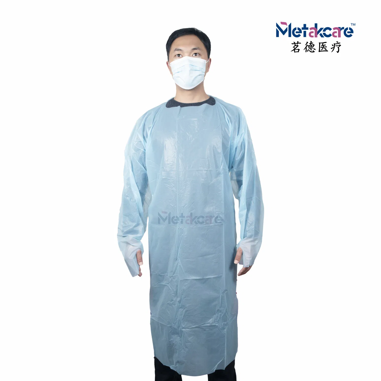 PE Plastic Apron Sleeve Covers Disposable Apron for Medical and Household