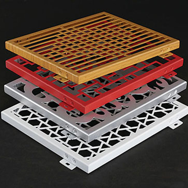 Customized Carving Aluminum Wall Panel Metal Screen Fence for Interior