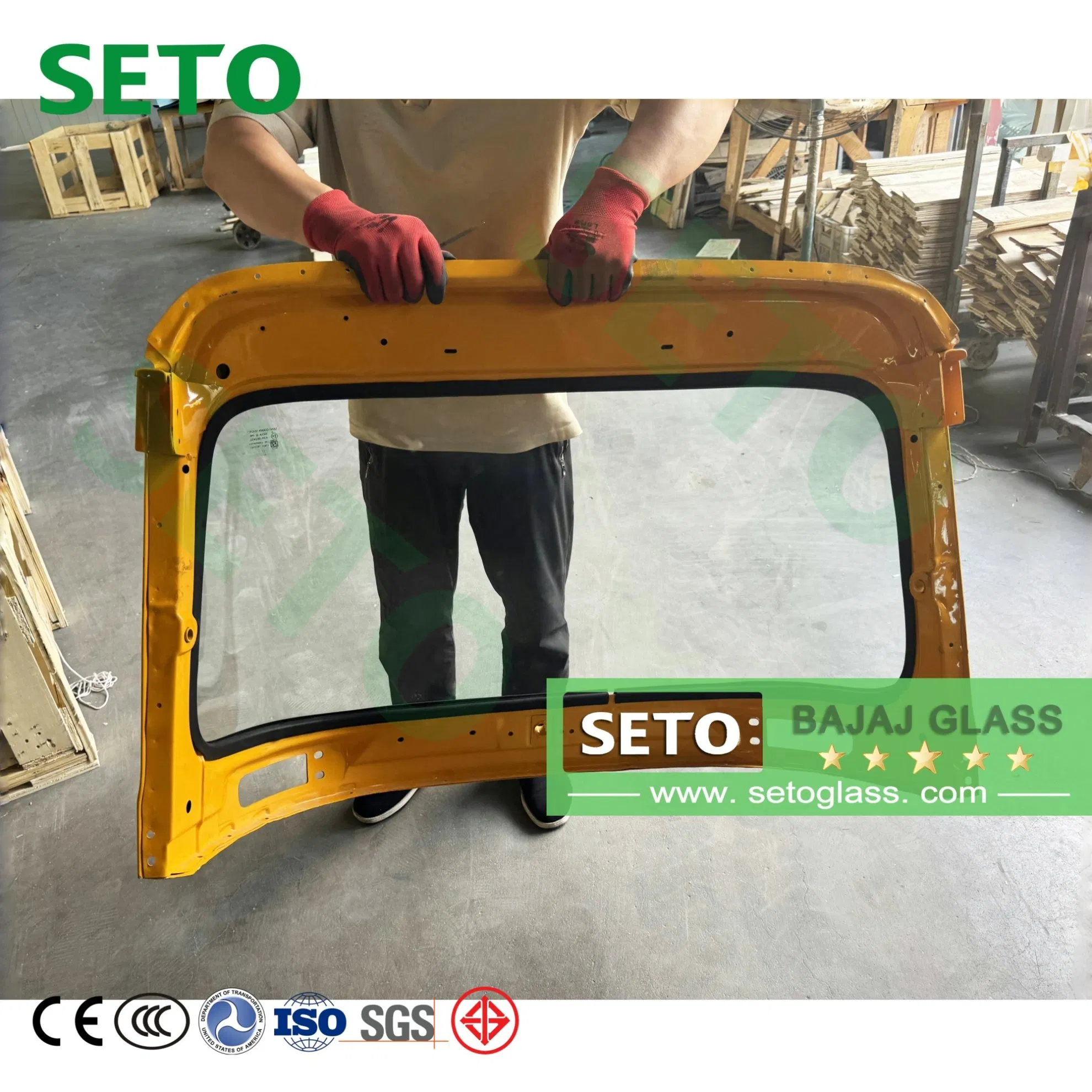 India TVS King / Bajaj 205 / Tuk Tuk Three Wheeler Windshield