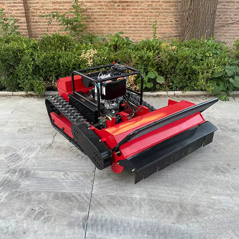 Промышленная робот-газонокосилка с дистанционным управлением, 800 мм