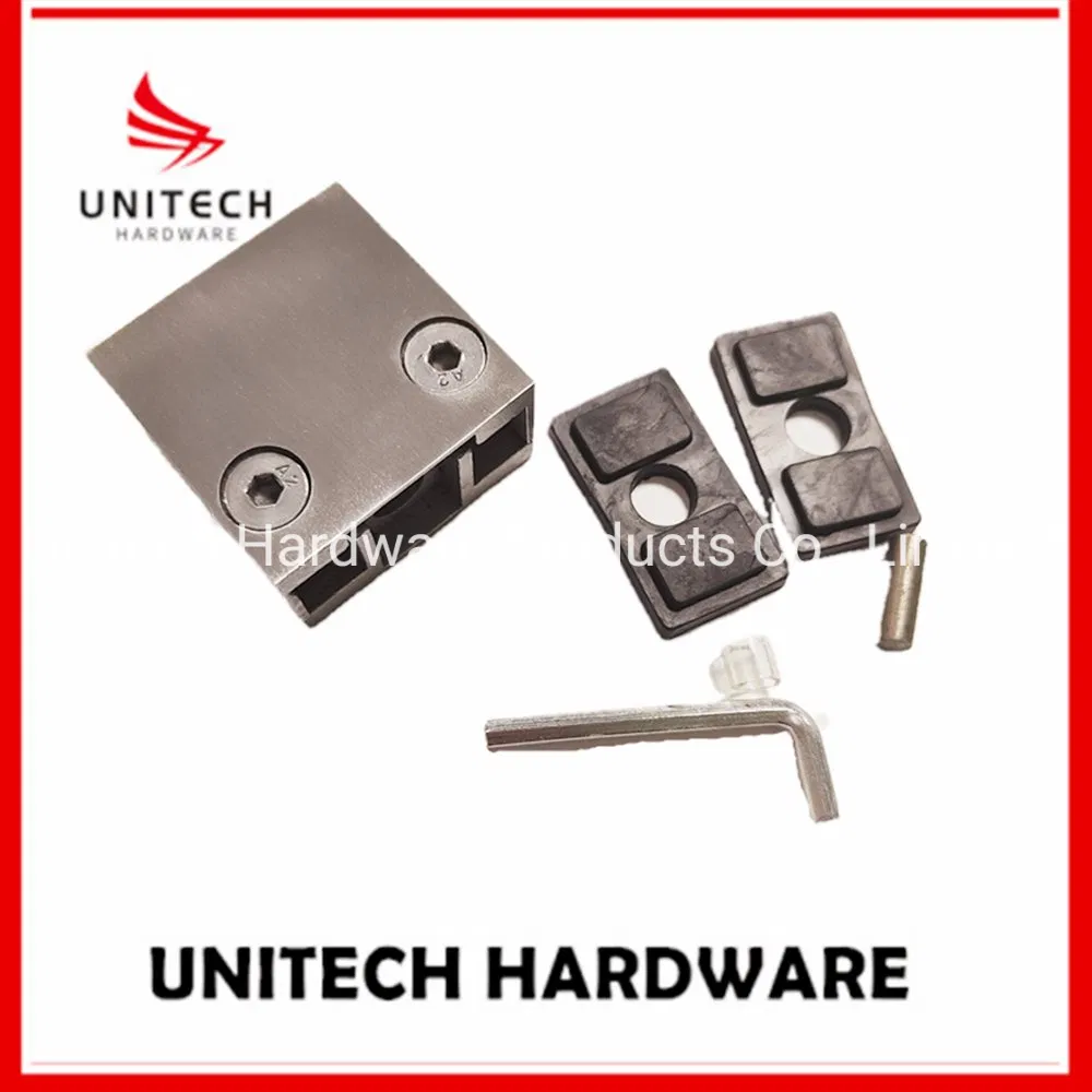 2021 High Quality Stainless Steel Glass U Clamp Hinge, Glass Handrail Railing Clamp Hinge Glass Railing Clip Glass Wall Connector Fitting