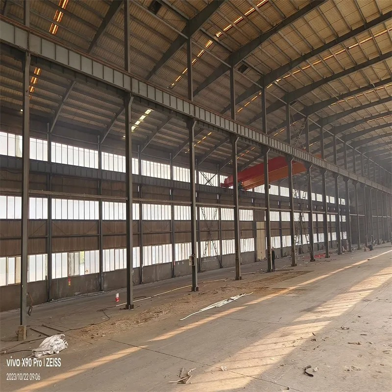 China Made Light Steel Frame Factory Shed Metal Warehouse Structure