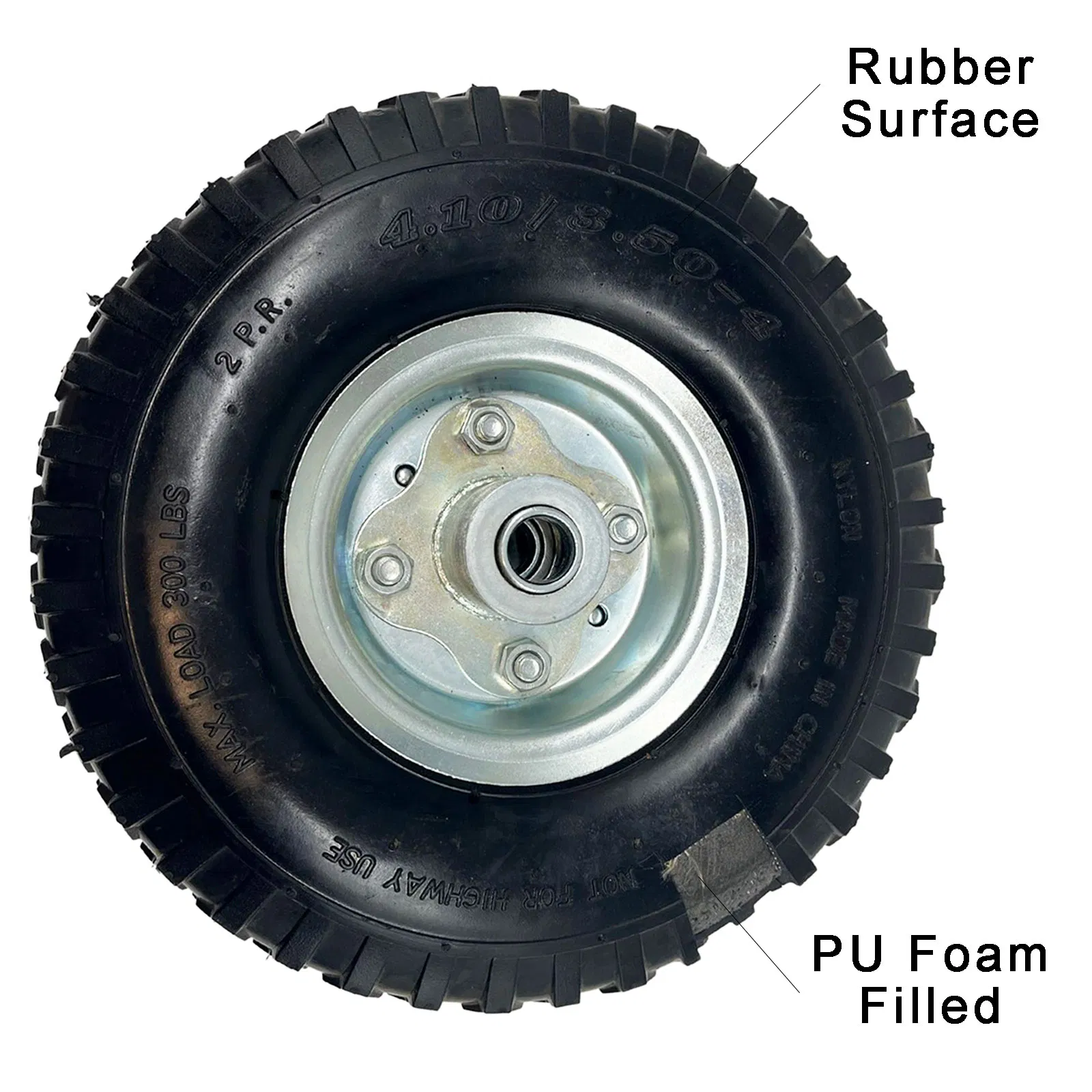 13x5.00-6 Solid Foam-Filled Wheel and Tire
