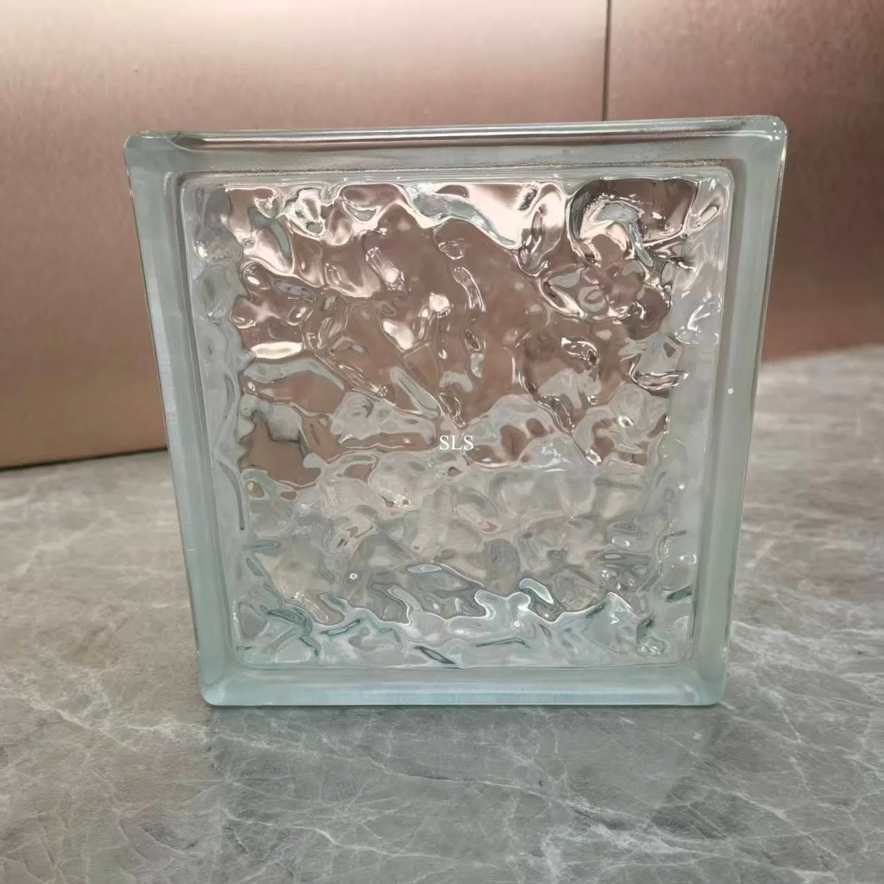 Premium Decorative Glass Block for Stylish Bathroom Designs 190*190*80mm