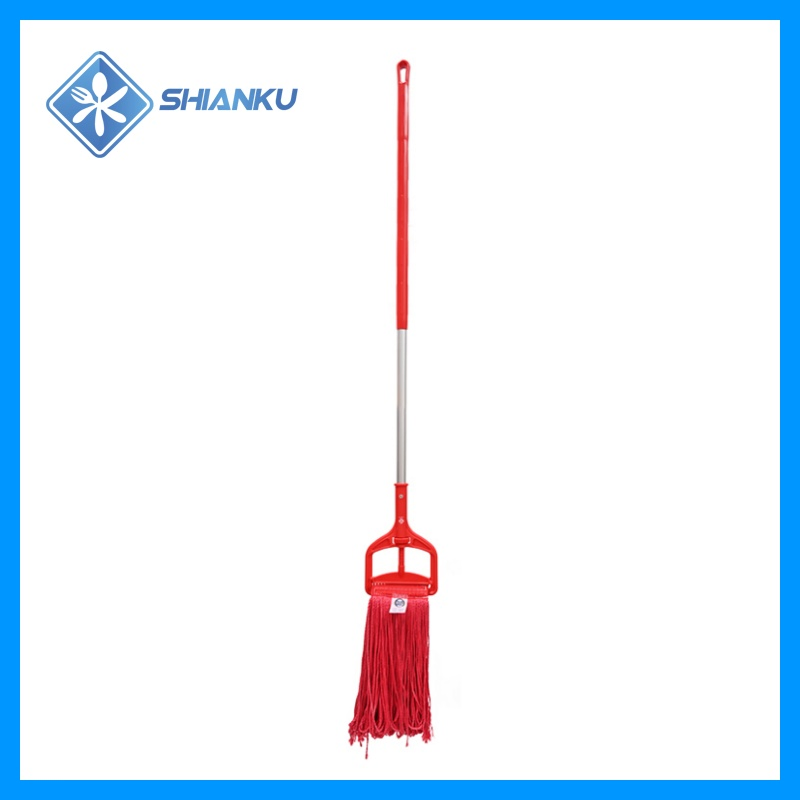 Shianku Polyester Brocade Portable Absorptive Color Coded Industrial Cleaning Mop Set