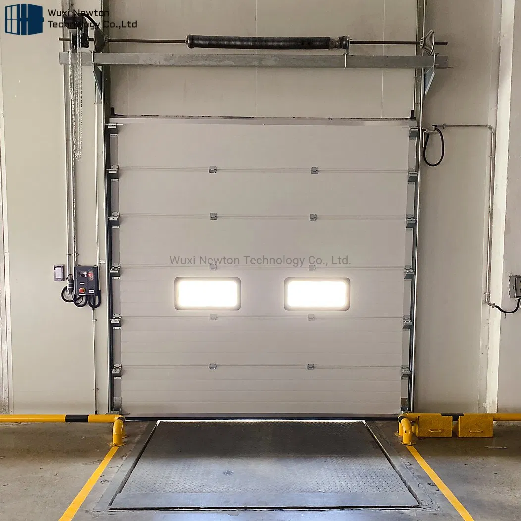 Security Sectional Factory Industrial Door with Window Door