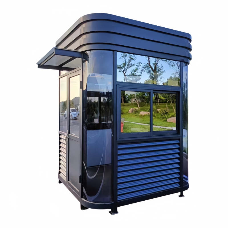 1.5m/2m Outdoor Steel Structure Luxury Modular Mobile Modern Portable Prefab Sentry House for Prefabricated Booth Security Guard Service Kiosks