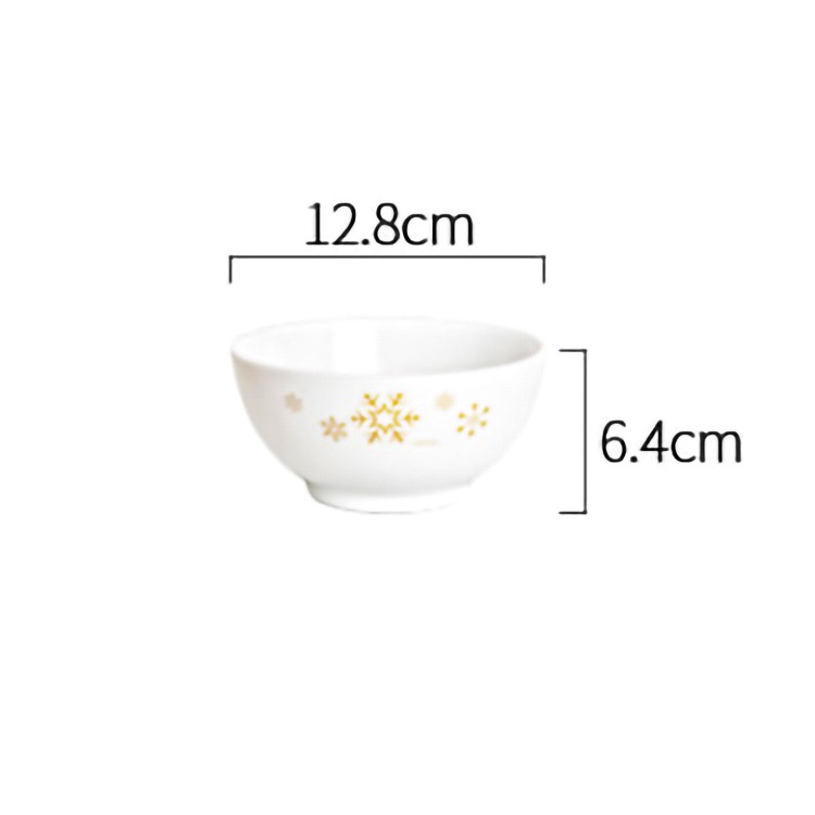 Snowflake China Tempered Glass Dinnerware; Opal Glass Plates and Bowl for Home