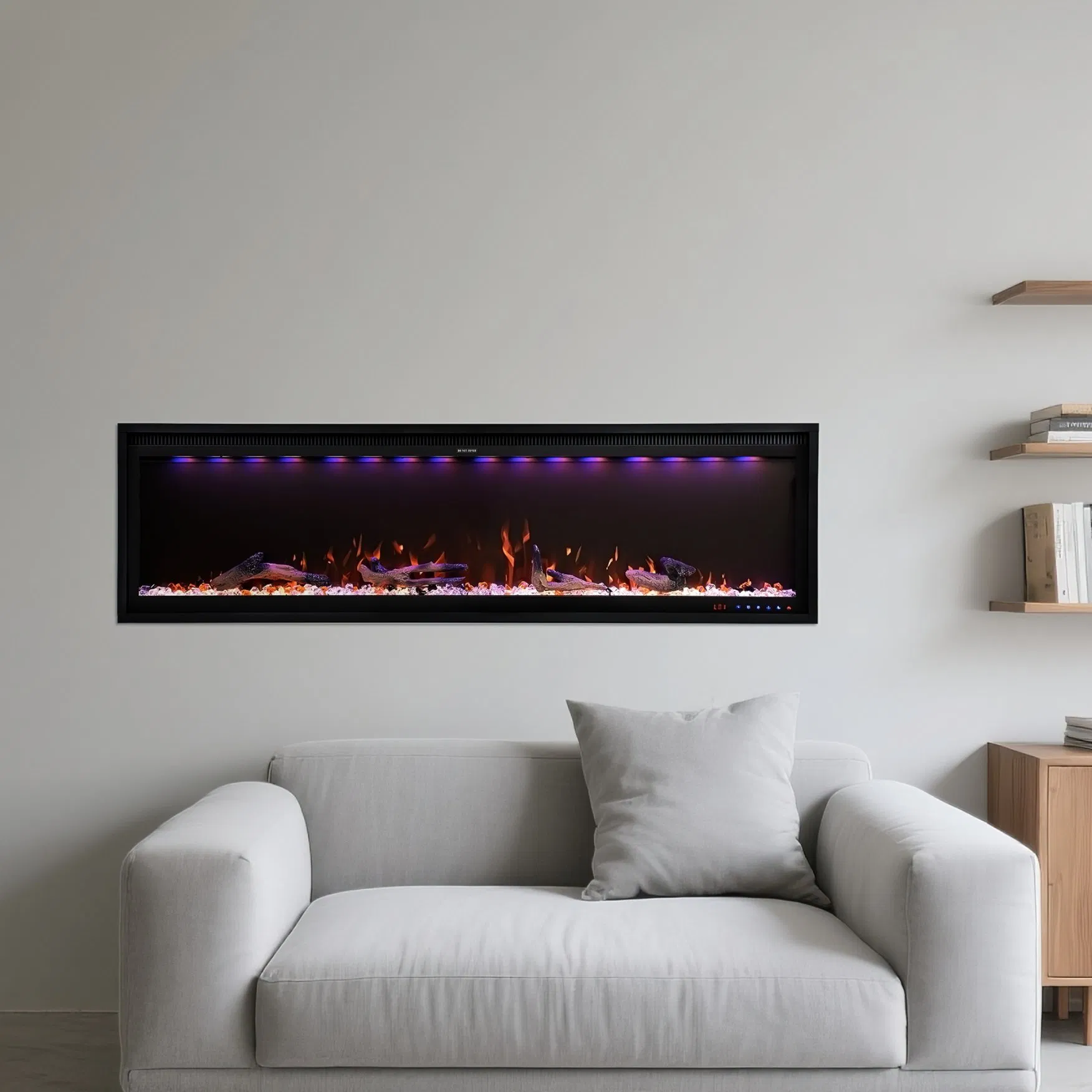 Factory Direct Adjustable Screen Electric Fireplace with Modern Design for Home