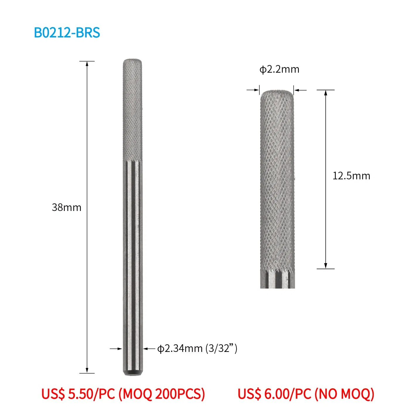 Super Fine Natural Nail Polishing Tungsten Carbide Nail Drill Bit