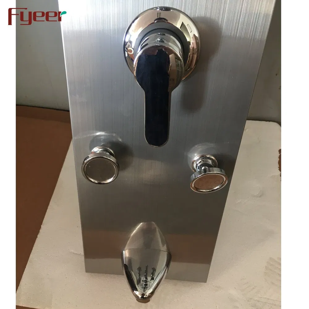 Wall Mounted Multifunctional SPA Bathroom Shower Panel with Shelf