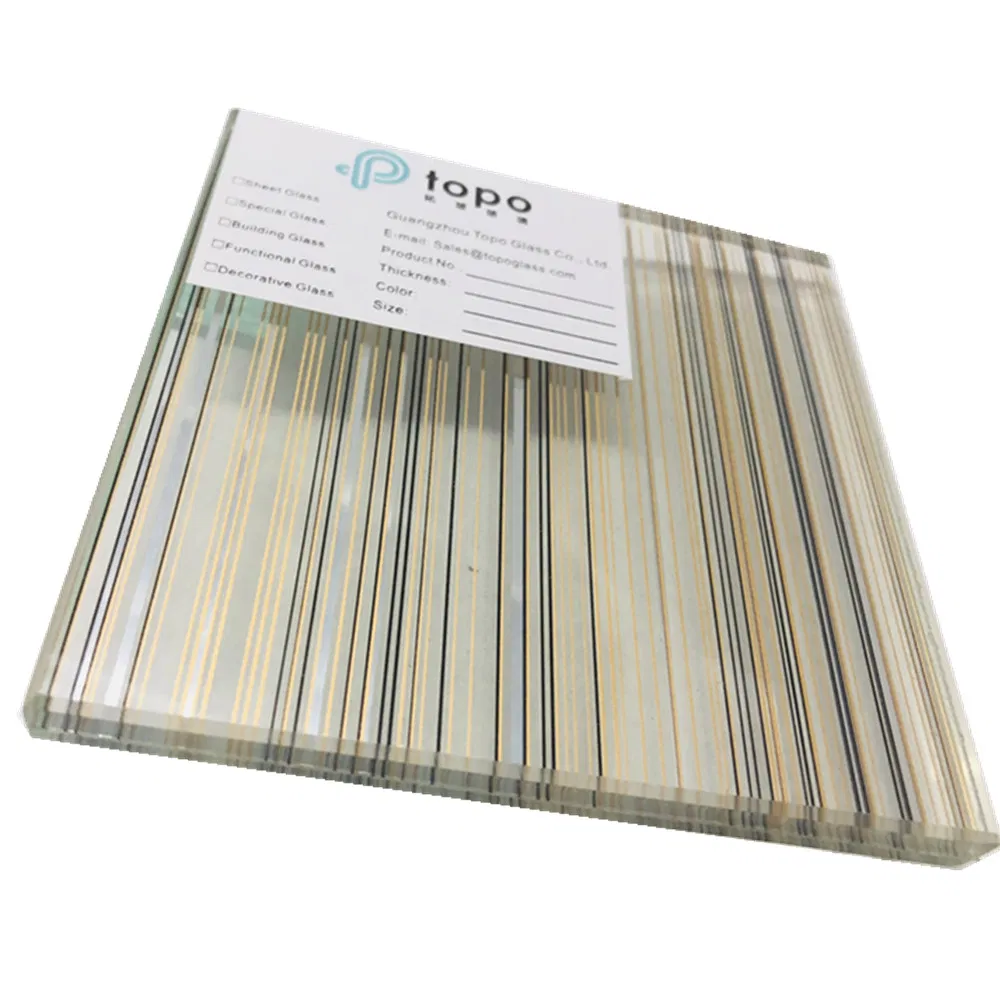 Guangzhou Topo Glass Accept Customized Your Laminated Glass Wire Glass (PLW-TP)