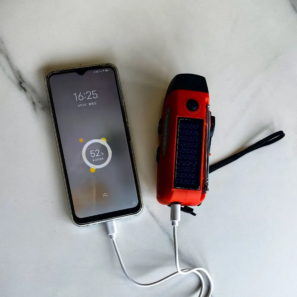 Best Emergency Solar Powered Hand Crank Radio with Reading LED Lamp