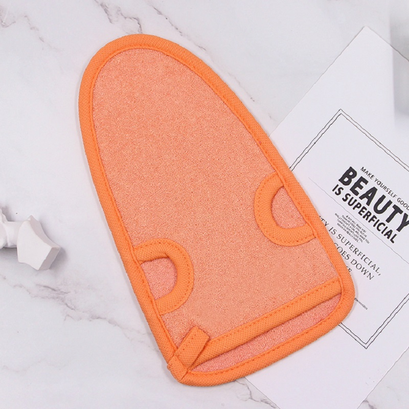 Bamboo Exfoliating Glove Body Scrub Glove Cleaning Bath Glove