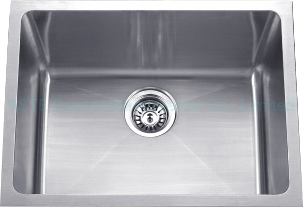Cabinet Accessories Countertop Popular American Handmade Single Bowl Kitchen Under Mount Stainless Steel Sink 23× 18× 10 Inches Hfes2318