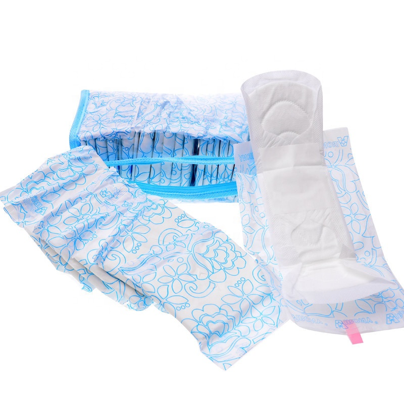 Natural Pulp Remove Odor Bamboo Charcoal Anion Sanitary Pads