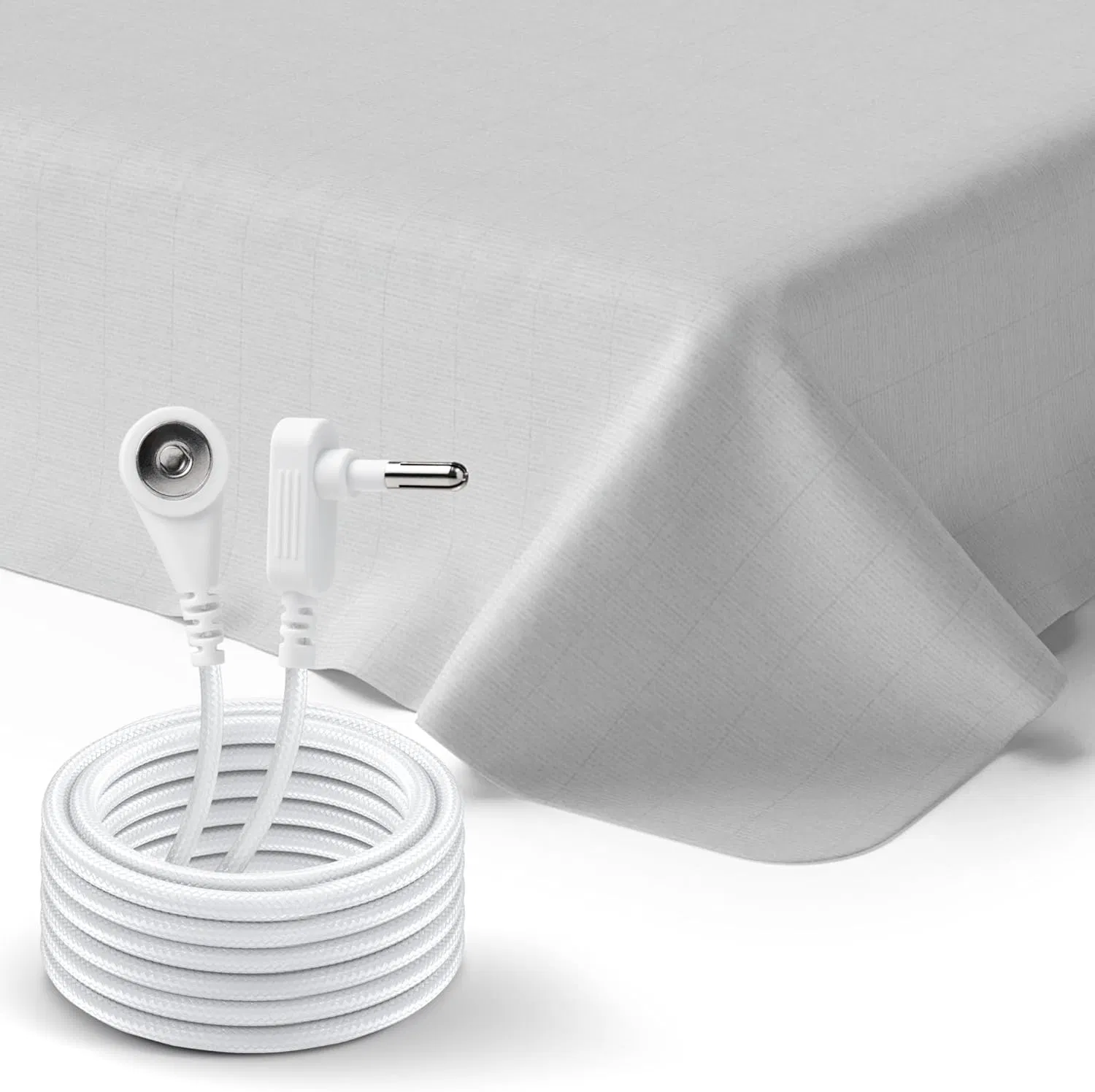 Grounding Sheets, Earthing Fitted Sheet Earth Connected Bedding Fitted Earth Sheets with Grounding Cord