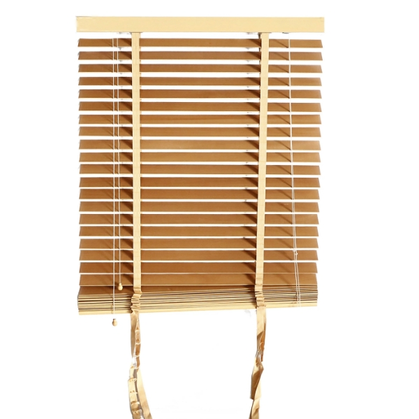 Ready Made Timber Blinds Air Ventilation Horizontal Faux Wood Blinds PVC Vinyl Blinds for The Living Room Custom Window Blinds