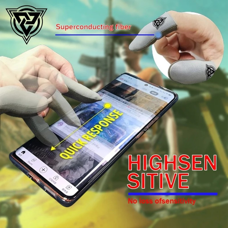 Чехлы для пальцев Silver Fiber для мобильного гейминга
