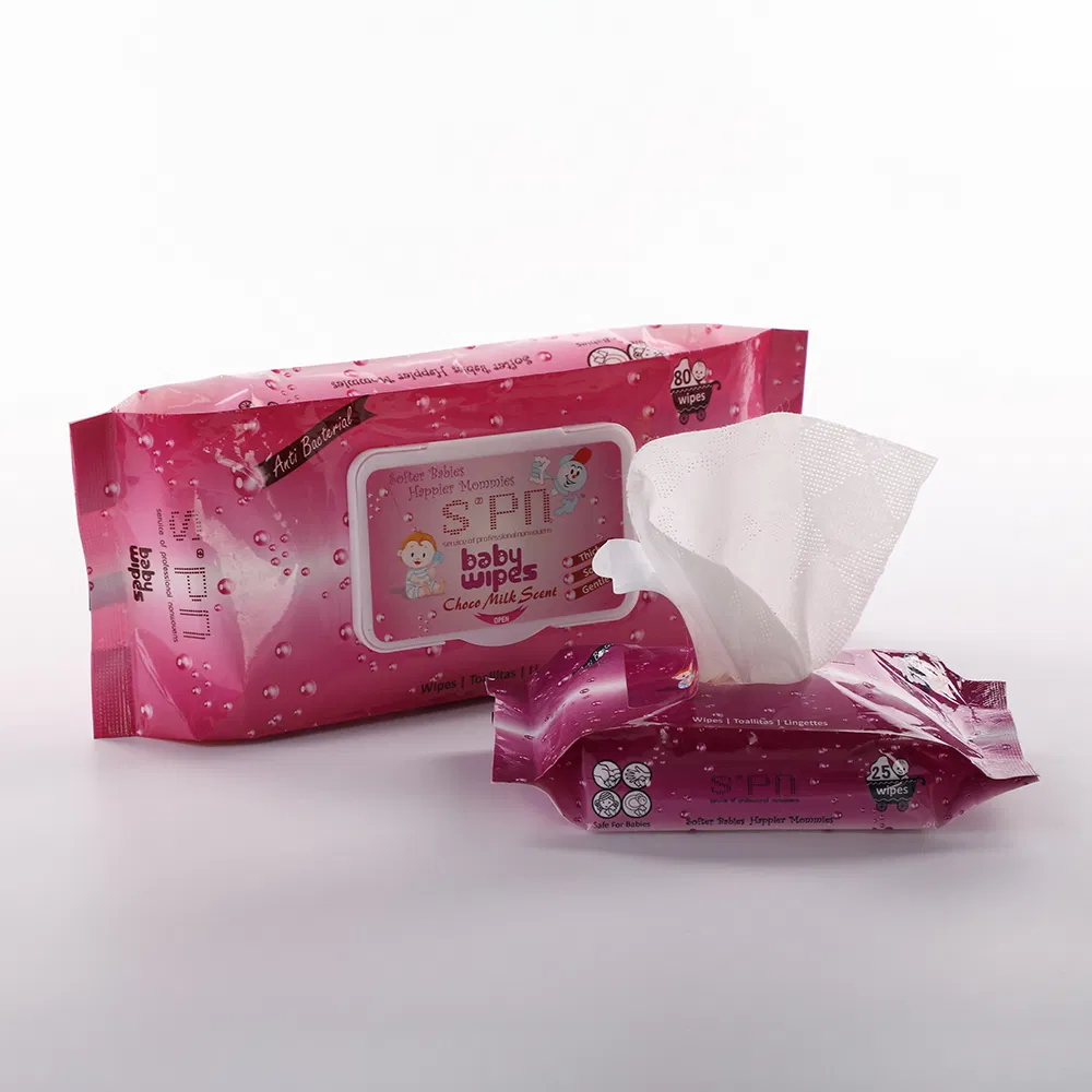 Spn OEM Pure Natural Organic Baby Cleaning Wet Wipes - Baby-Specific Brand Wet Wipes - Exclusive Supply for Baby Product Baby Wet Wipes