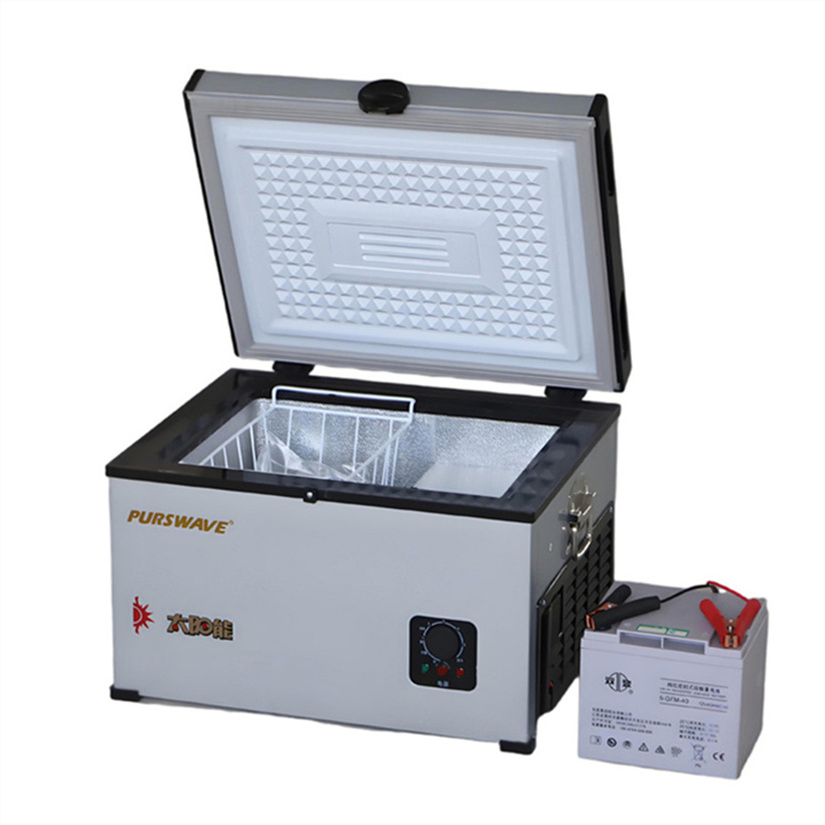 Deep Solar Powered Freezer for Office Use Keep Snacks and Drinks Ice Cold