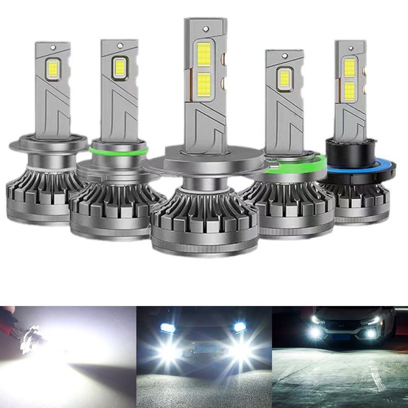 LED-фара H7 с двойной медной трубкой, 17000 лм