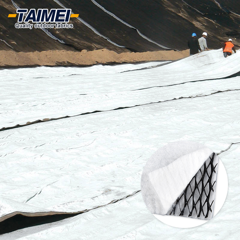 Salt Barrier Drainage Geocomposite Drain Drainage Layer Geocomposite Geogrids Geocomposite for Landfill Project
