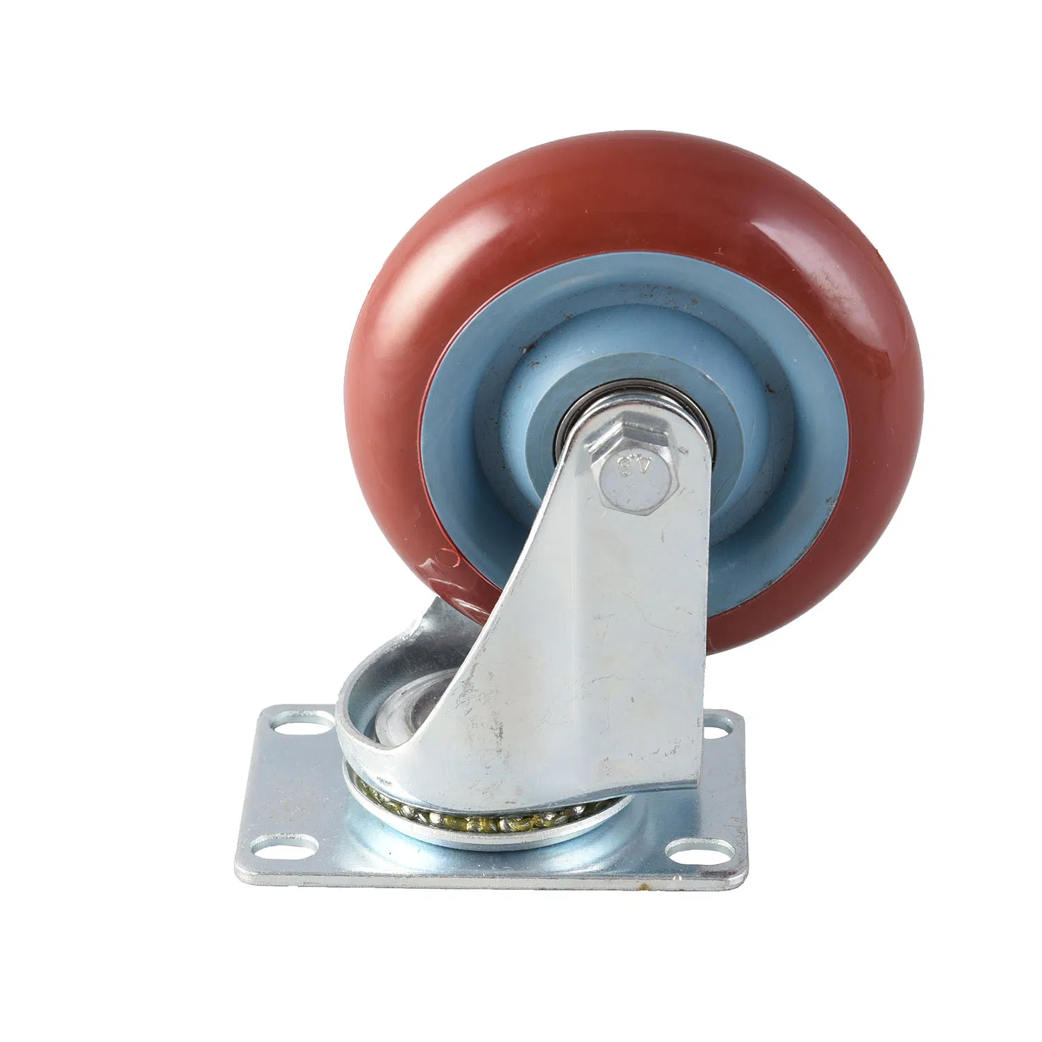 M8-N 3/4 Inch Universal Industrial Casters PU Medium Duty Type Caster