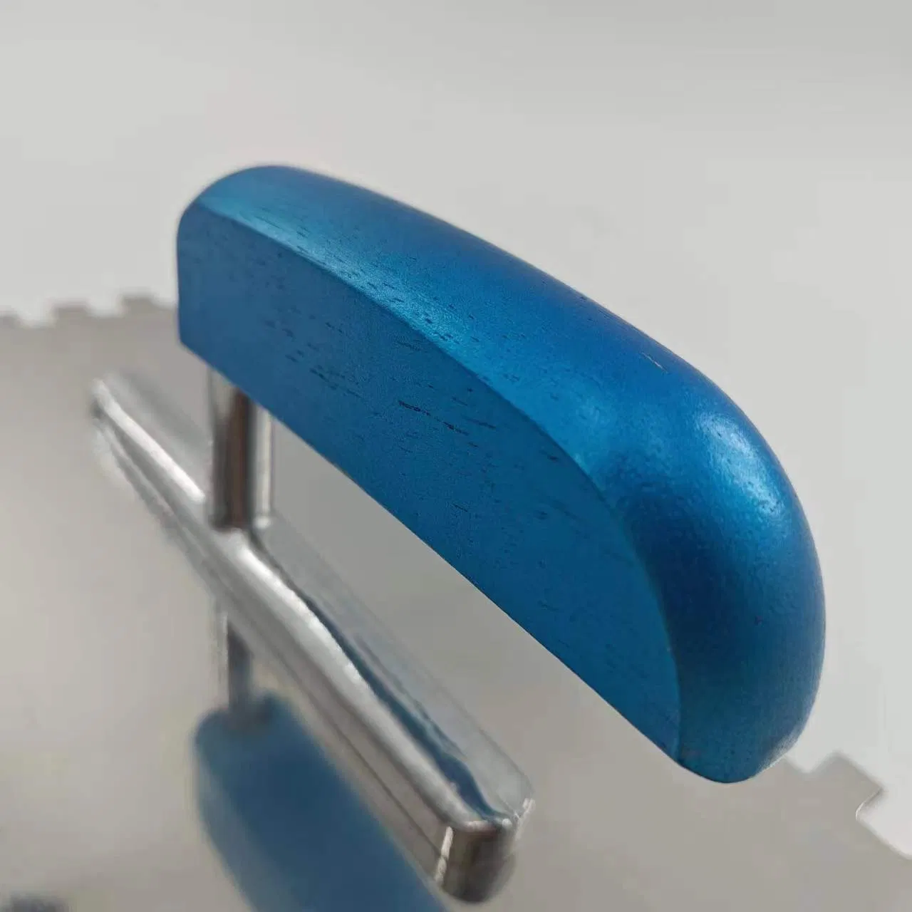 280 X 130 12 X 12 Stainless Steel Square Blue Smoothing Drywall Tool Bricklaying Notched Trowel