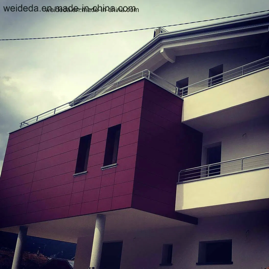 12mm 4*8FT 4*9FT 4*10FT Anti-UV Waterproof Exterior Outdoor Wall Building Decoration Cladding Phenolic Compact Laminate Fireproof HPL Formica Board for Building