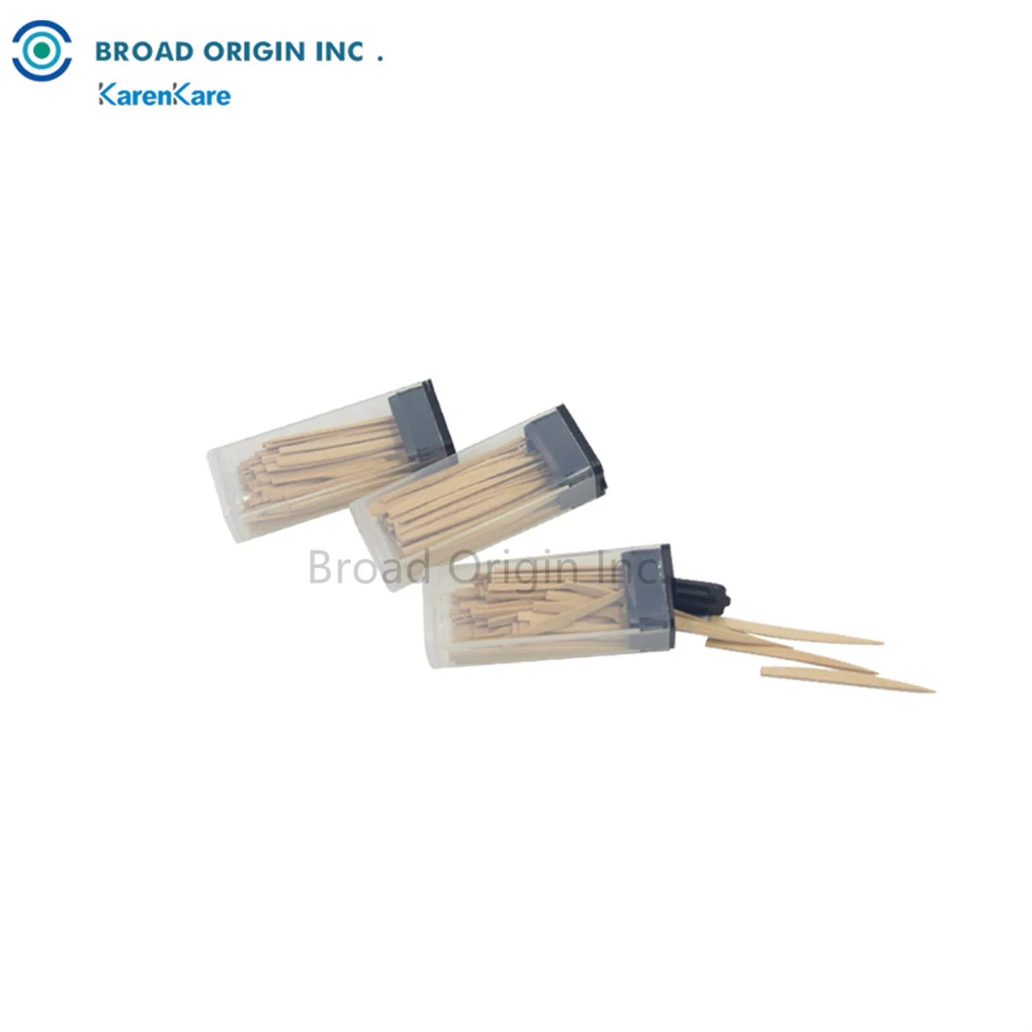 Biodegradable Wooden Toothpicks Bamboo Interdental Brush Picks