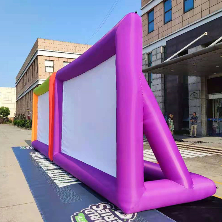 Factory Price Popular 12 / 13 / 14 / 15 / 16 / 17 / 18 / 20 Feet Outdoor Inflatable Projection Cinema Movie Screen for Sale