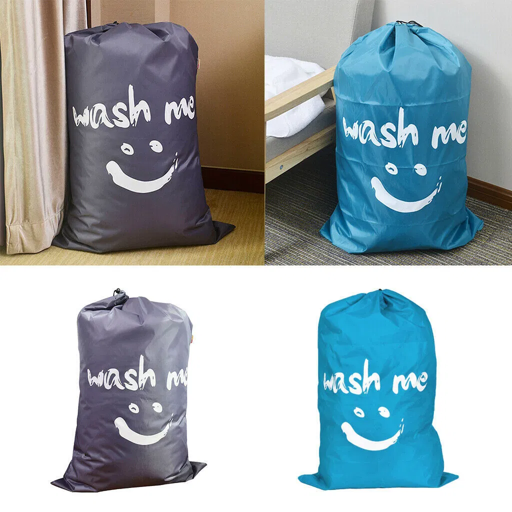 Waterproof 210d Oxford Drawstring Laundry Bags with Customized Logo