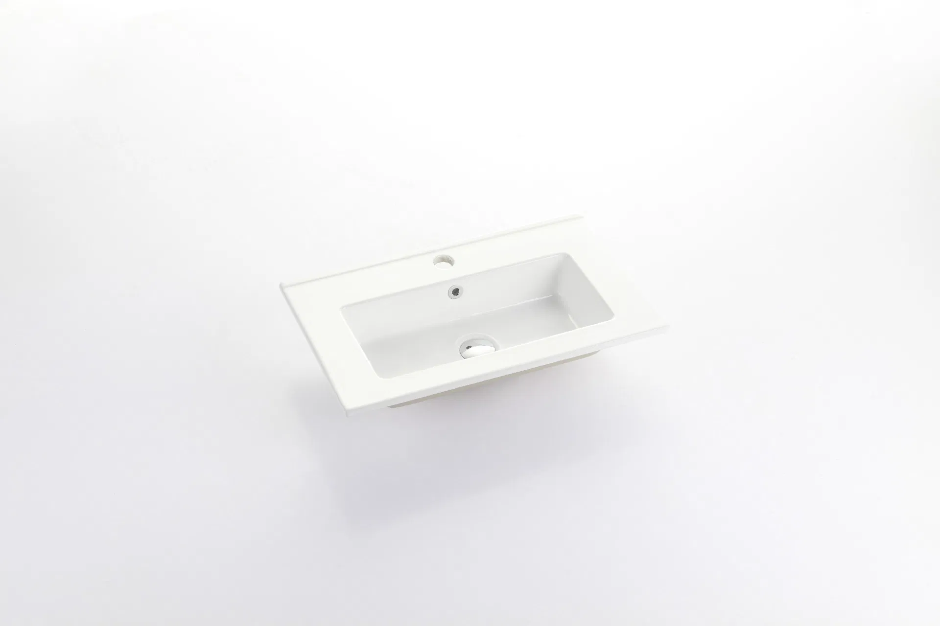 New Design Hotel Use Modern Home White Above Counter Mounting Ceramic Basins