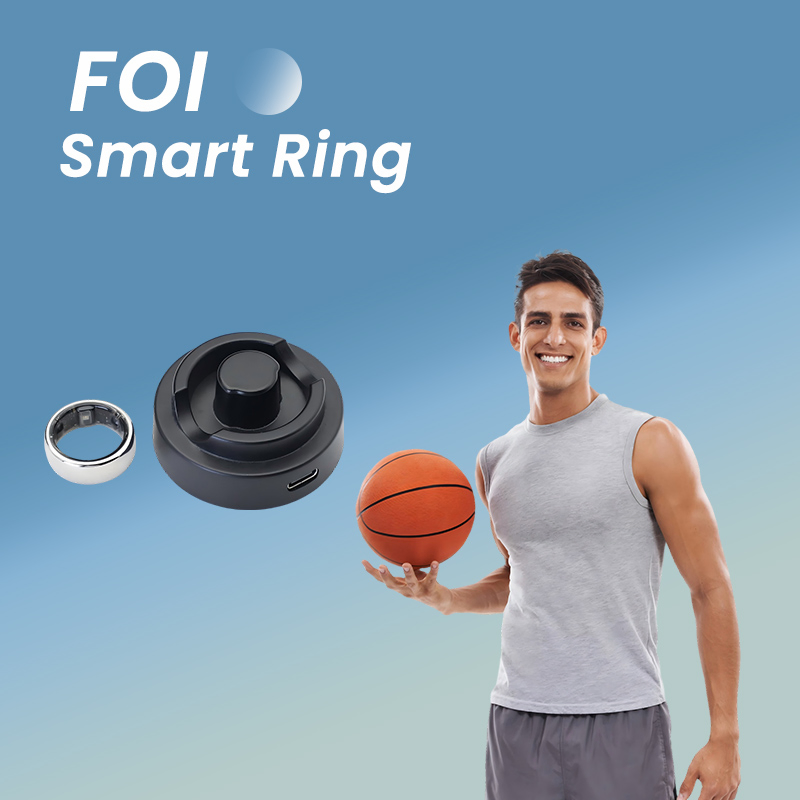 ABS Sensor Fall Detection Digital Time Smart Remote Control Sleep Tracking Praise Smart Ring with NFC Payment