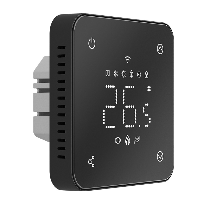 CE Ukca White & Black Floor Heating Thermostat with Tuya Smart Life APP