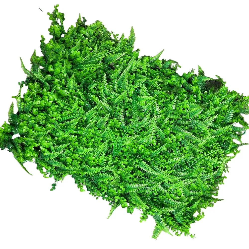 Decorative Outdoor Panels Green Plants Fence Cover Panels, Artificial Flower