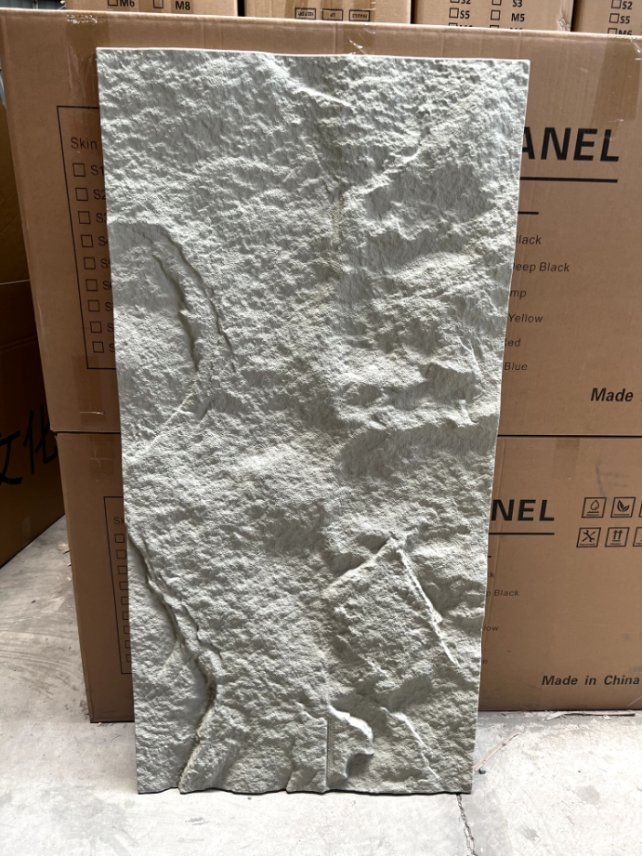 High Quality 1200*600mm Indoor Mushroom Rock Decorative 3D Artificial Wall Panels PU Stone for Decoration