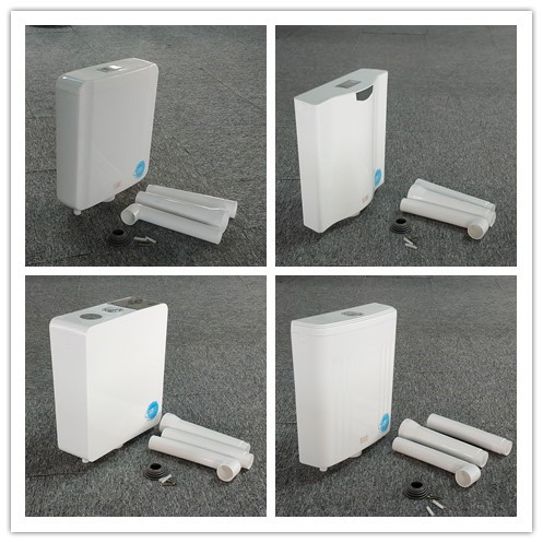 Chaozhou Factory Directly Sale Double Buttons Plastic Cistern Series Toilet Water Tank Factory Price