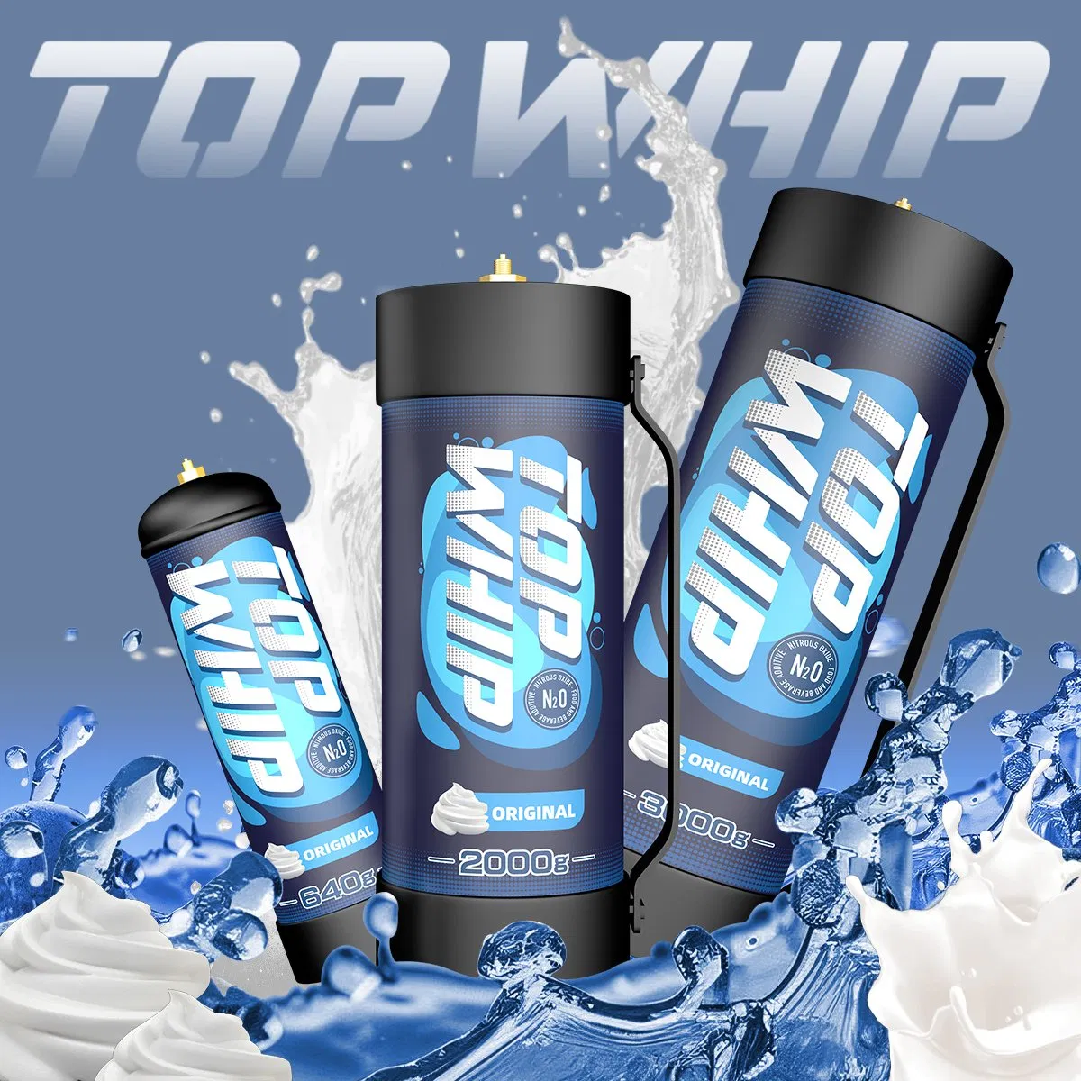 Картриджи для кремовзбивателя TOPWHIP Maxxi 2000г