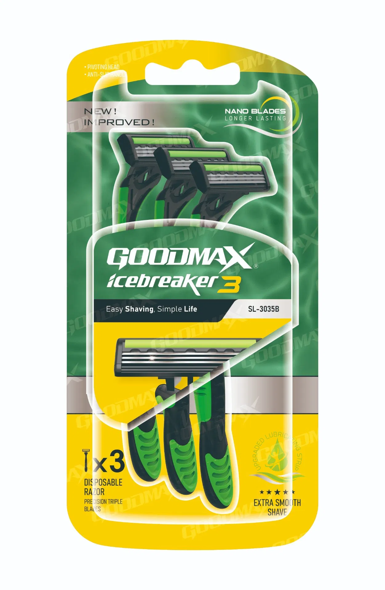 Twin Stainless Steel Disposable Shaving Razor