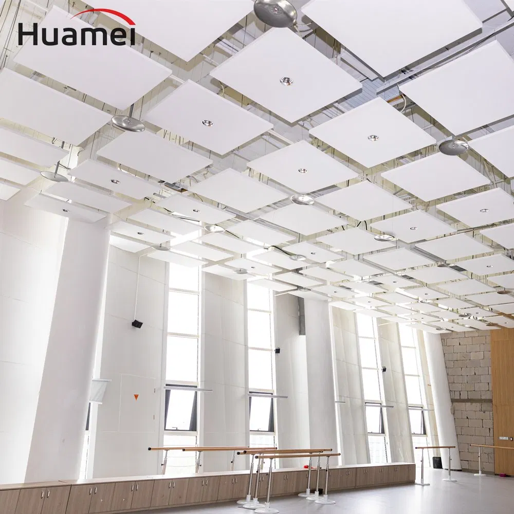 Sound-Absorbing Fire Protection Fiberglass Acoustic Panel and Soundproof Wall Panel for University Class Room