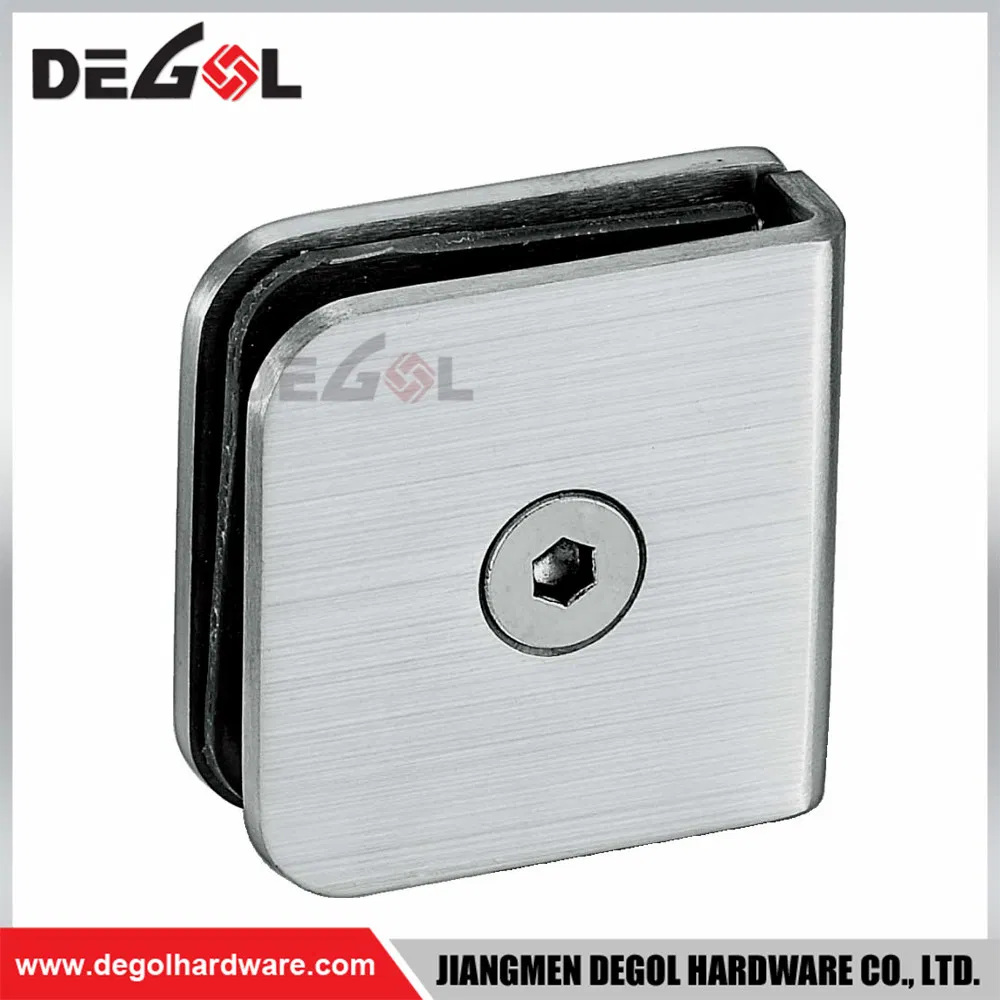 Stain Glass Wall Mounted Bevel Edge Glass Clamp for Glass Fitting and Shower