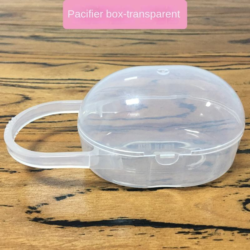 Portable Baby Dummy Soother Container Holder Pacifier Travel Case Storage Box