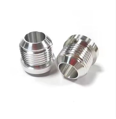 Aluminum Fuel Oil Hose Coolant Male Flare Weld on Bung Fitting Adapter