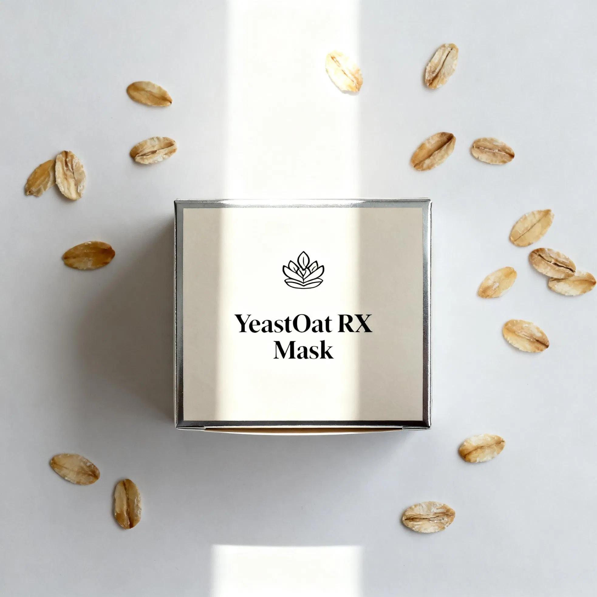 Advanced Oat Bran Extract Repairing Hydrating Face Mask for Whitening and Brightening Skin