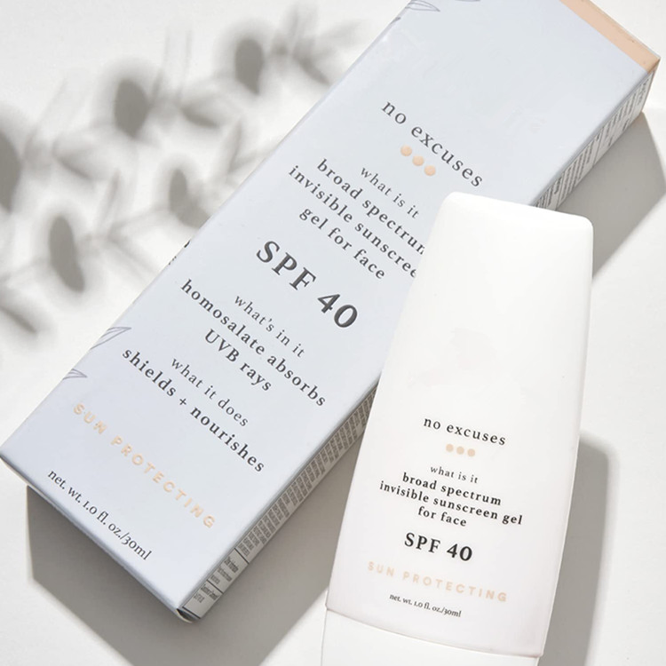 Premium Face Moisturizer Facial Sunscreen Gel Broad Spectrum SPF 40