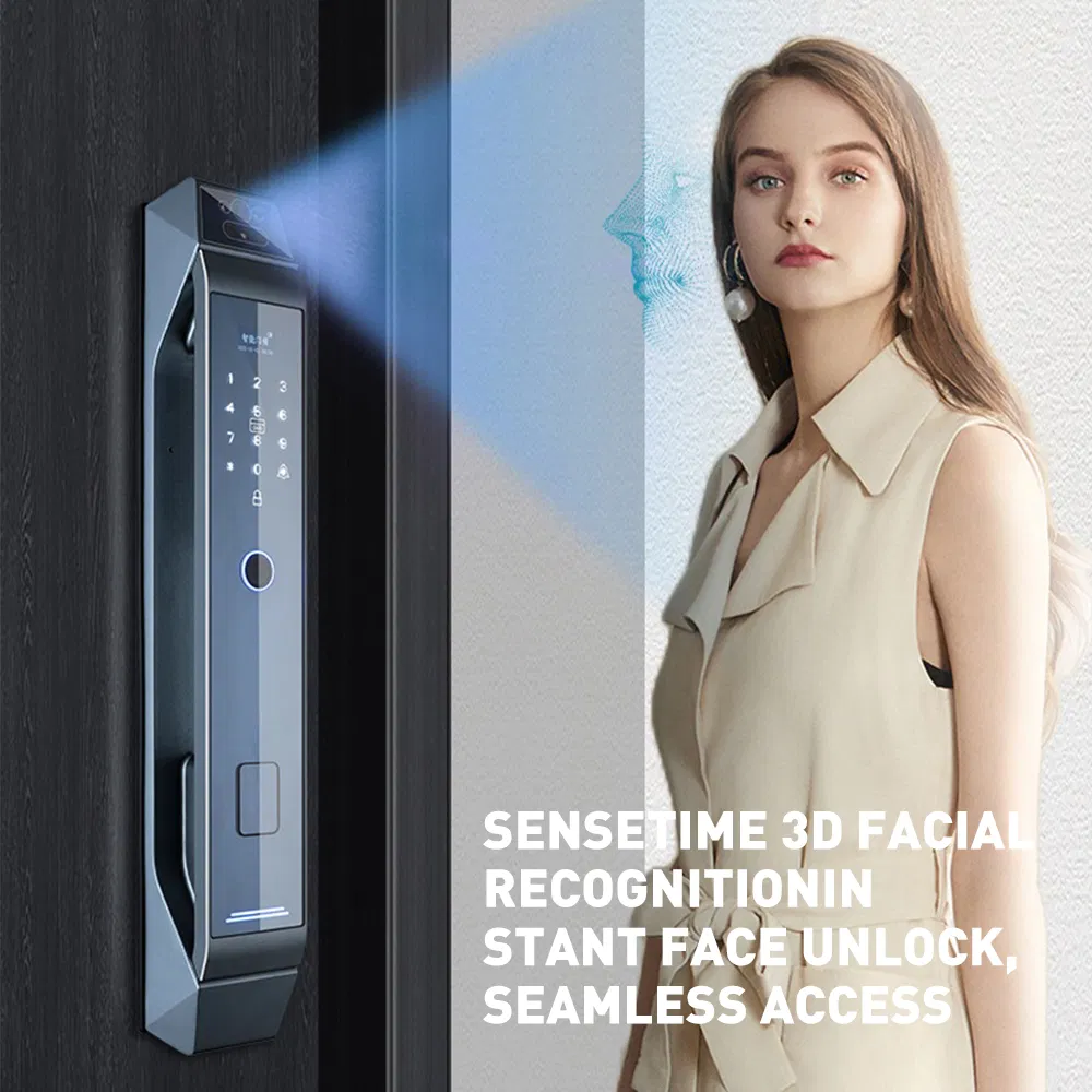 Premium Digital Fingerprint Door Lock with Video Intercom System