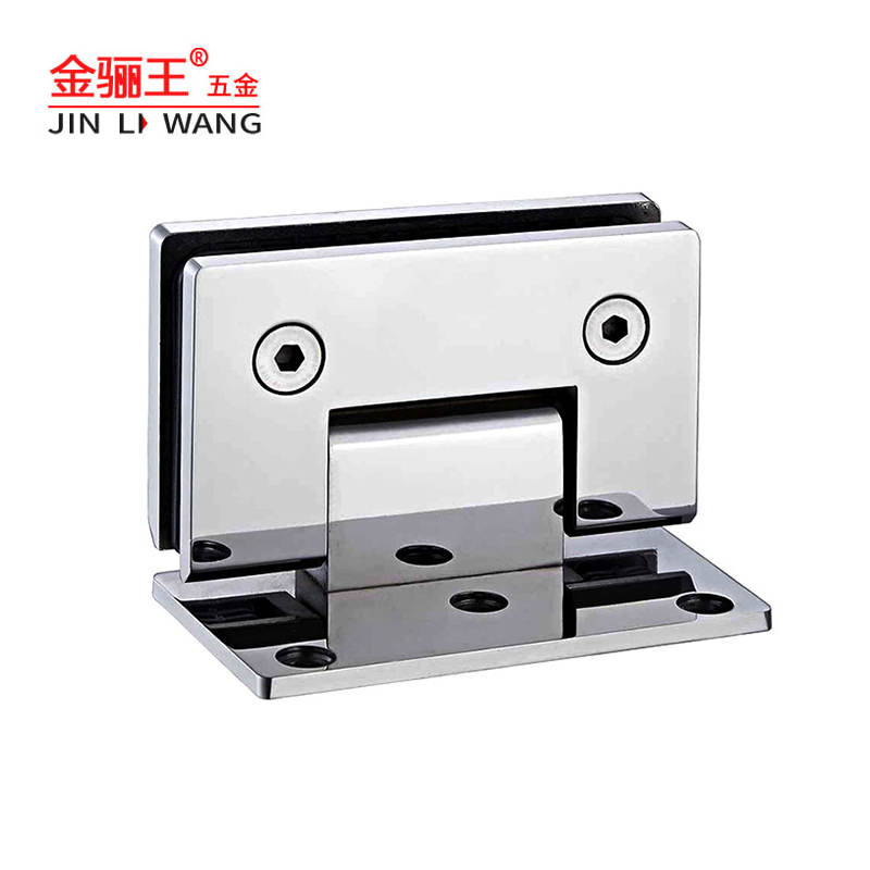 Europe North American Shower Room Bathroom Hardware Fittings Glass Door Hinges Wall to Glass 90 Degree Stainless Steel Shower Hinge OEM ODM