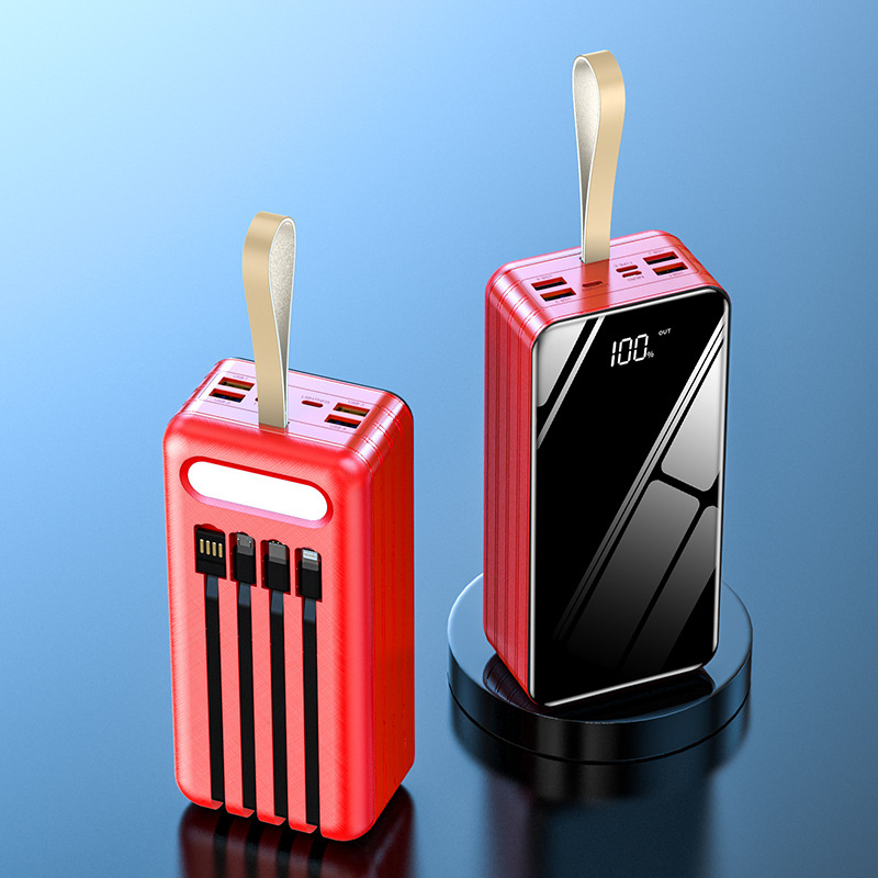 Hots Sale Portable Charger 50000mAh Wireless Magnetic Power Banks Station Custom Logo OEM Gift 20W USB Fast Charging Power Bank